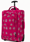 Full Size Overhead Cabin Bag (55x40x20cm) Owl Pink
