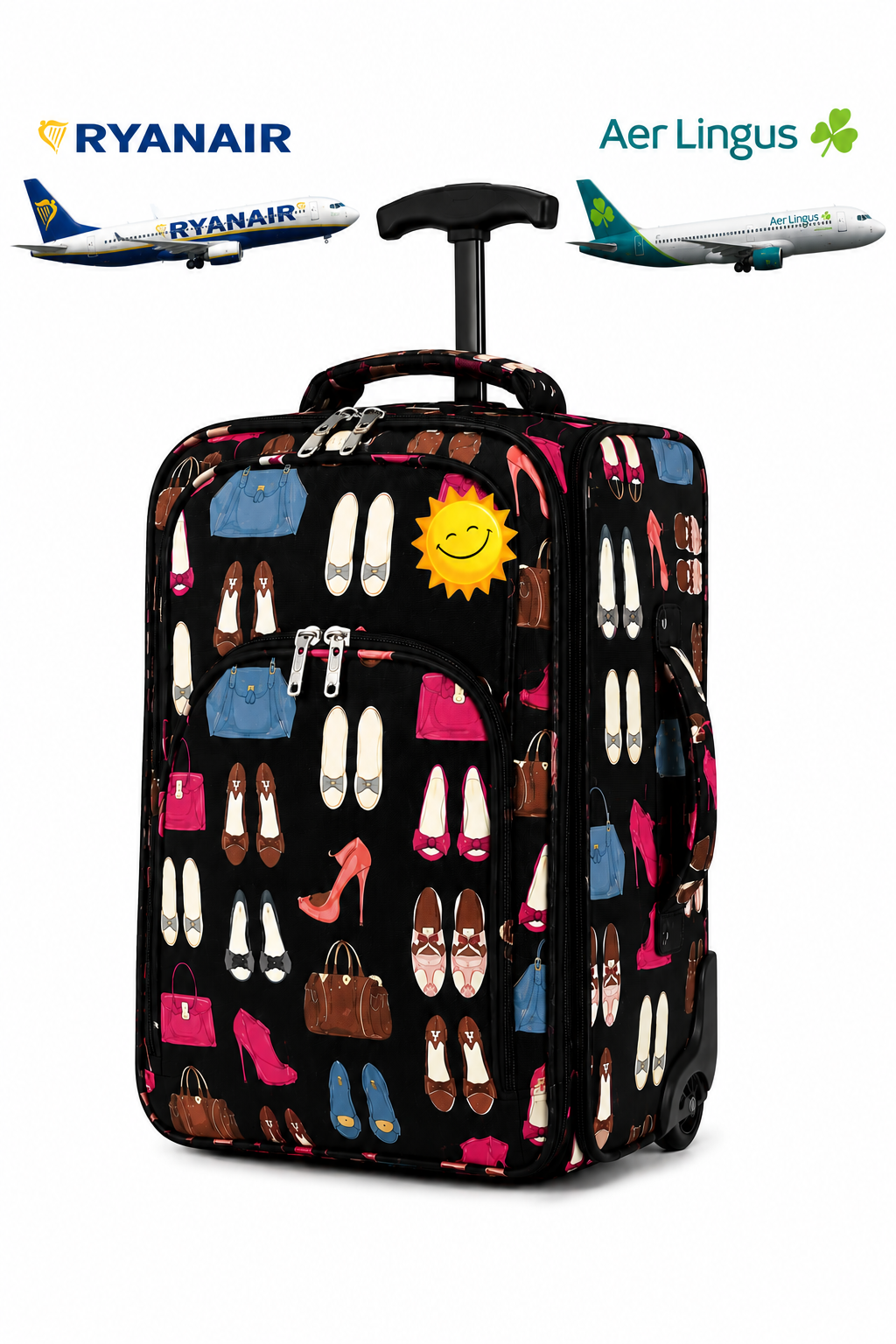 Overhead Cabin Bag 1.4Kg Fashion Black