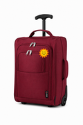 Full Size Overhead Cabin Bag (55x40x20cm) Burgundy (Wine)