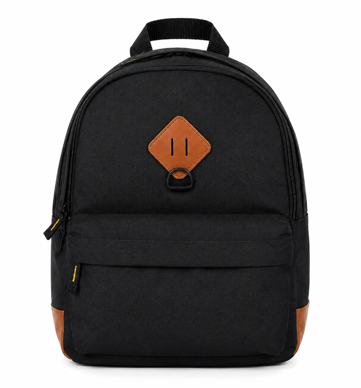 Under Seat Cabin Backpack Black Leather Trim 40x30x20cm