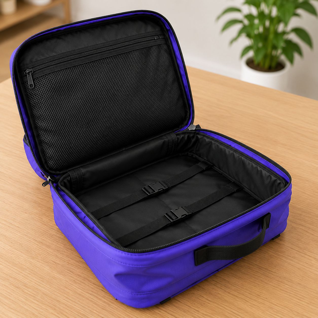 Ryanair Max Size Overhead Cabin Backpack 55x40x20cm Purple 1.0 Kg