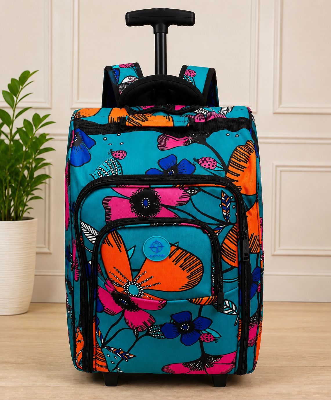 Overhead Cabin Trolley Backpack 55x40x20cm  1.65 Kg Sunflower