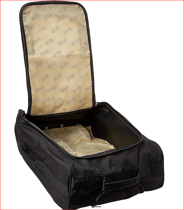 Overhead Cabin Trolley Backpack 50x35x20cm (Expandable to 50x40x20cm) 1.65 Kg Classic Black